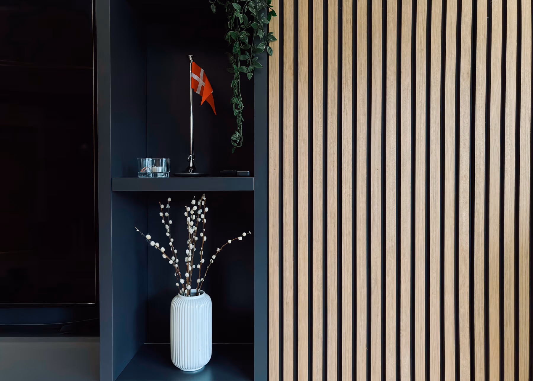 A photo of a living room in London Road St Albans Hertfordshire designed by bloom Interior Design